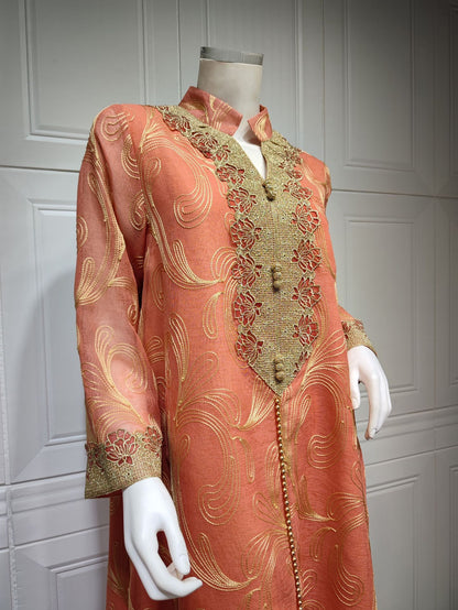 Muslim Spring And Summer Middle East Swing Dress | Yazijico™