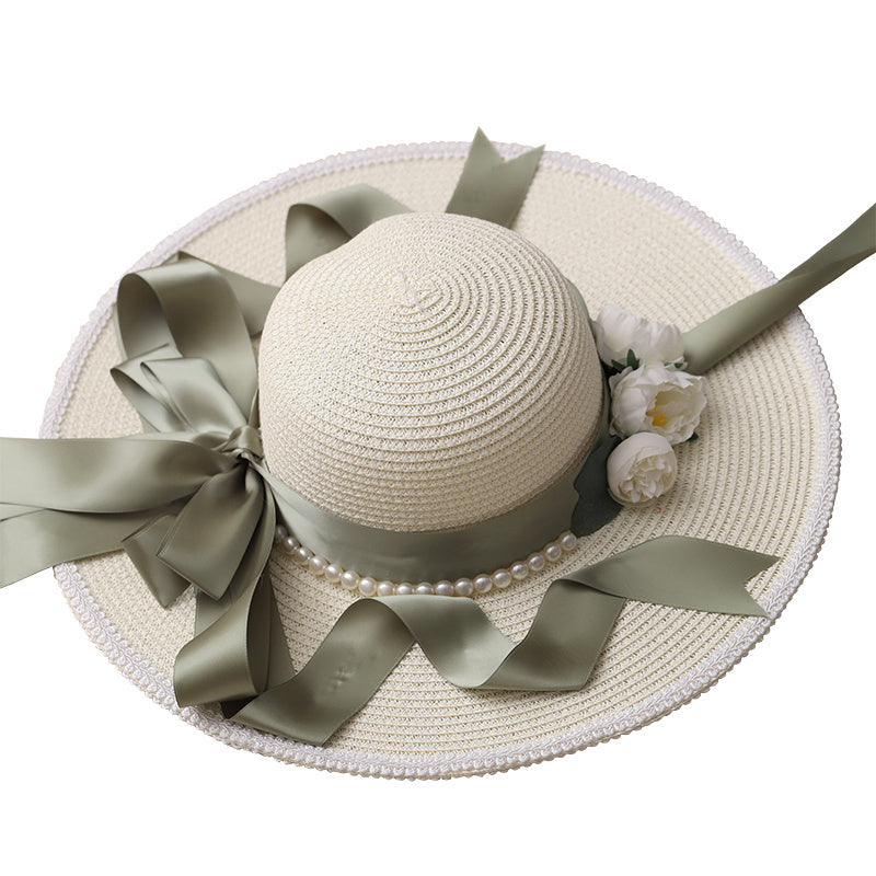 Hand-made  Straw Women's Sun Hat Sunscreen | Yazijico™ 