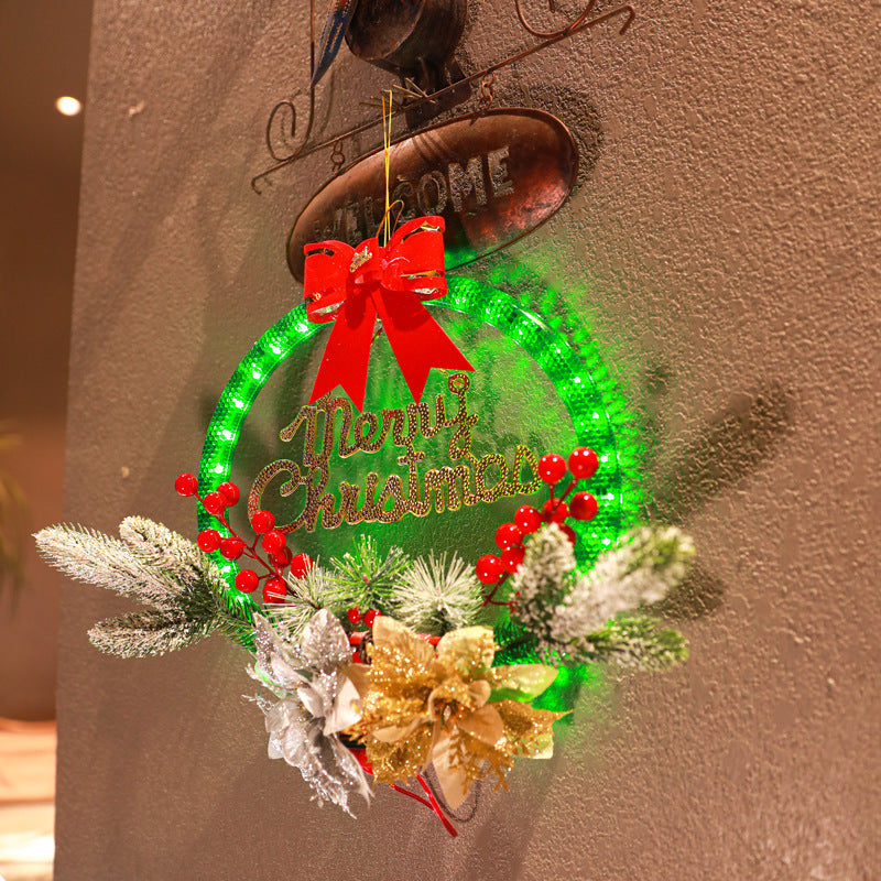 Christmas Luminous Garland Door Hanging  | Yazijico™ 