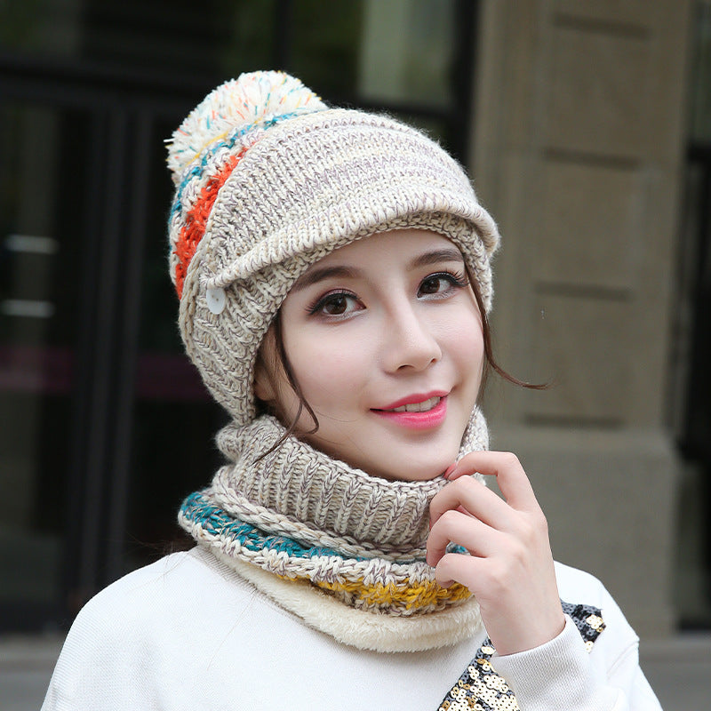 Women's  hats warm thick woolen hat | Yazijico™ 