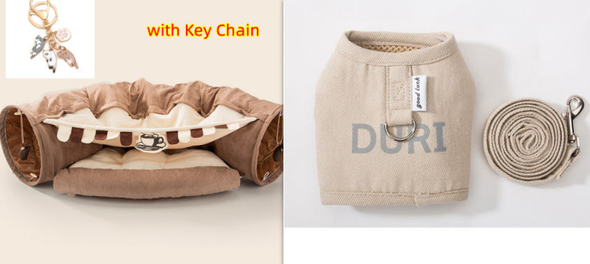 Collapsible Cat Tunnel Durable Washable | Yazijico™