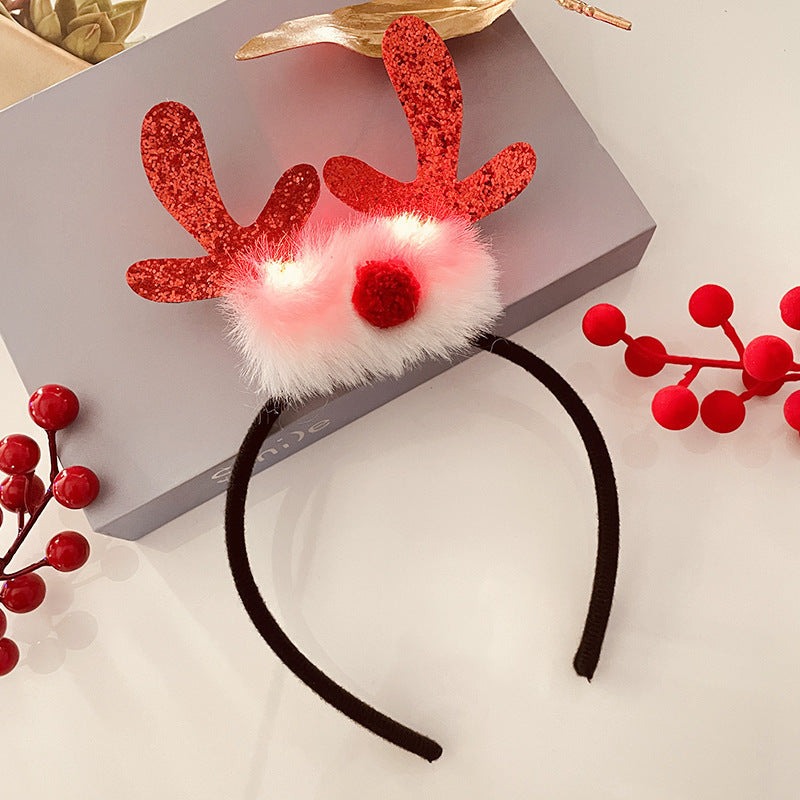 Christmas With Light Headband Snowflake Women's | Yazijico™
