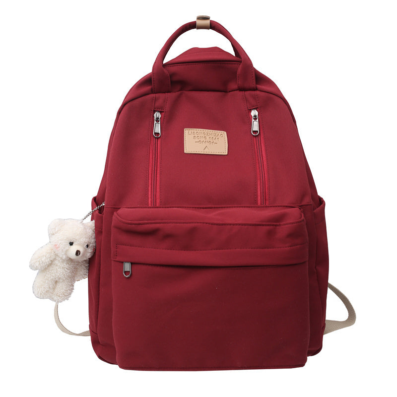 Backpacks School Bag Double Zipper Tote Bags  Yazijico™