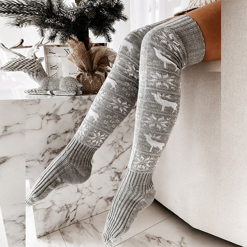 Christmas Warm Knitted Women Stocking  | Yazijico™ 