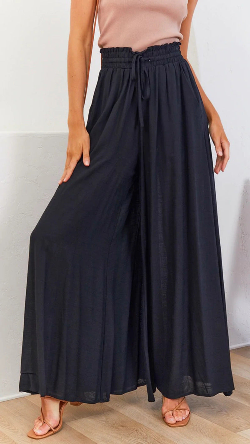 Womens Pants Wide Leg Loose Comfy With Pockets  Yazijico™ 