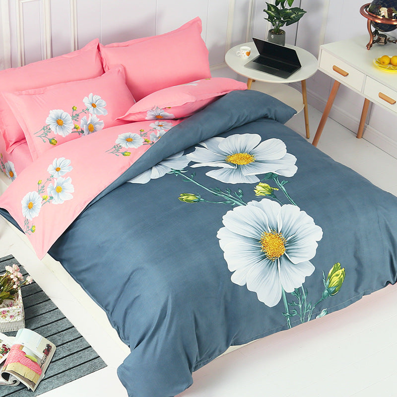 -piece sanded bed sheet