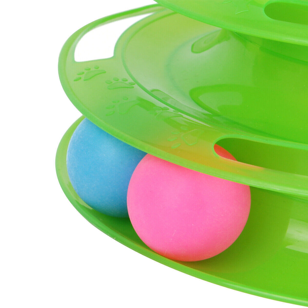Pet Cat Crazy Ball Disk Interactive Toys| Yazijico™ 