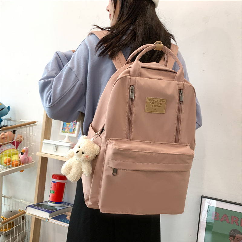 Backpacks School Bag Double Zipper Tote Bags  Yazijico™