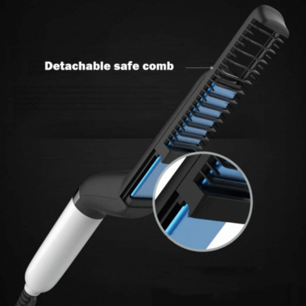 Electric Hair Straightener Brush Men | Yazijico™