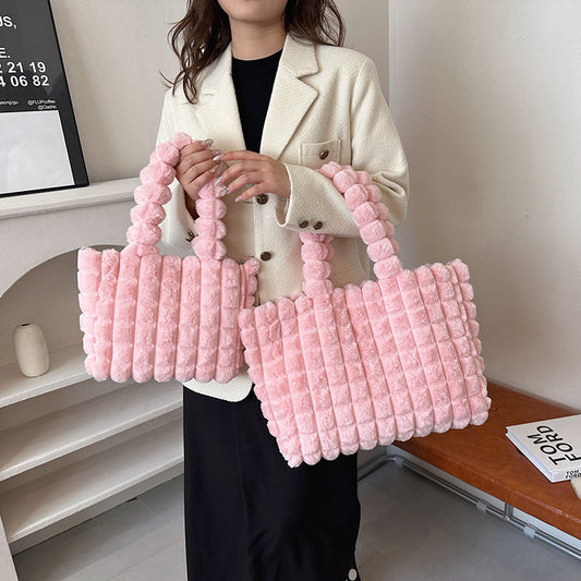 Handbags Winter Plaid Fashion High Capacity