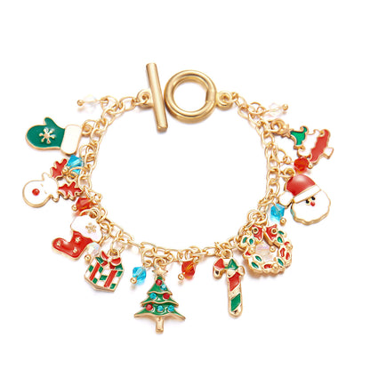 Christmas Bracelet Tree Santa Claus Jewelry | Yazijico™ 