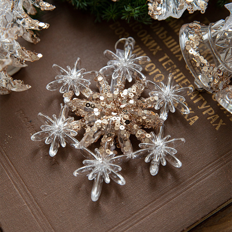 Christmas Decorations Sequins Acrylic Pendant | Yazijico™ 