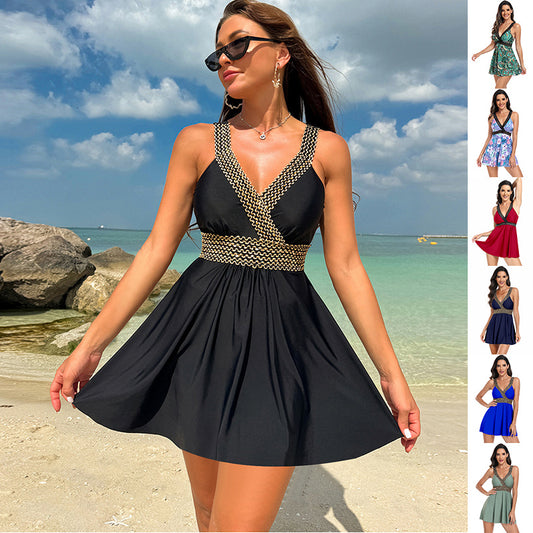 Swimsuit Dress Summer Beach Vacation  Yazijico™