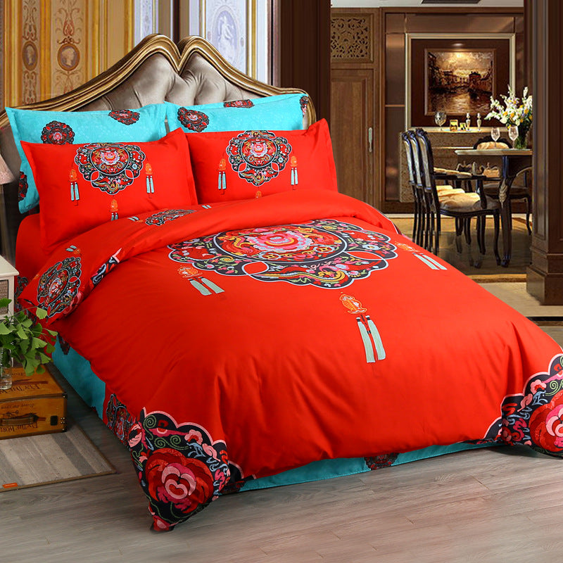 -piece sanded bed sheet