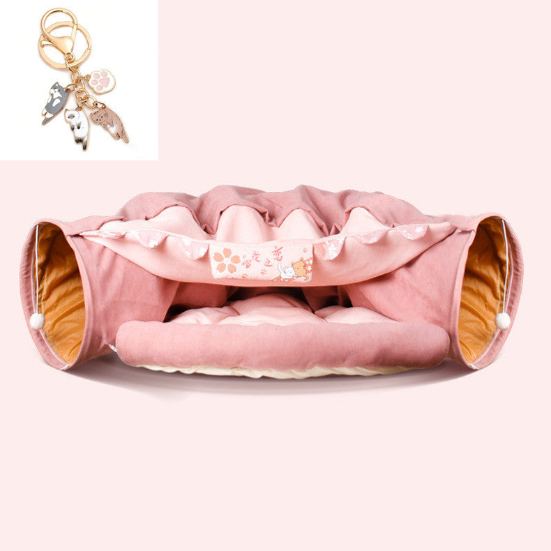 Collapsible Cat Tunnel Durable Washable | Yazijico™