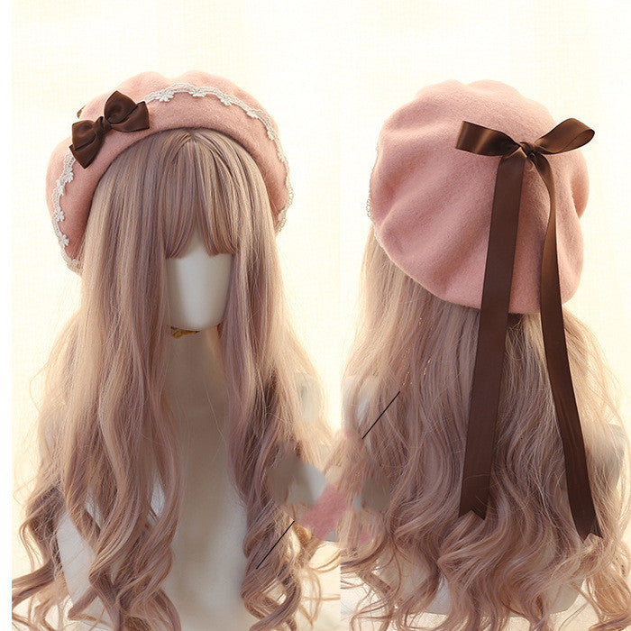 Hand Made Japanese Beret Lolita Girl Heart  | Yazijico™  