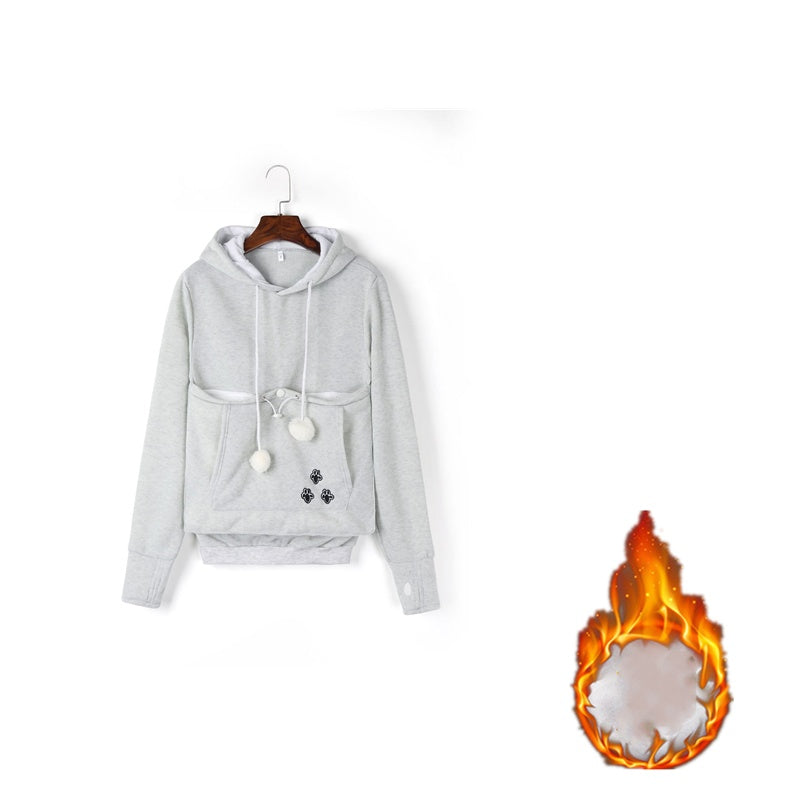 Hoodies Pullover Sweatshirts With Pet Pocket | Yazijico™