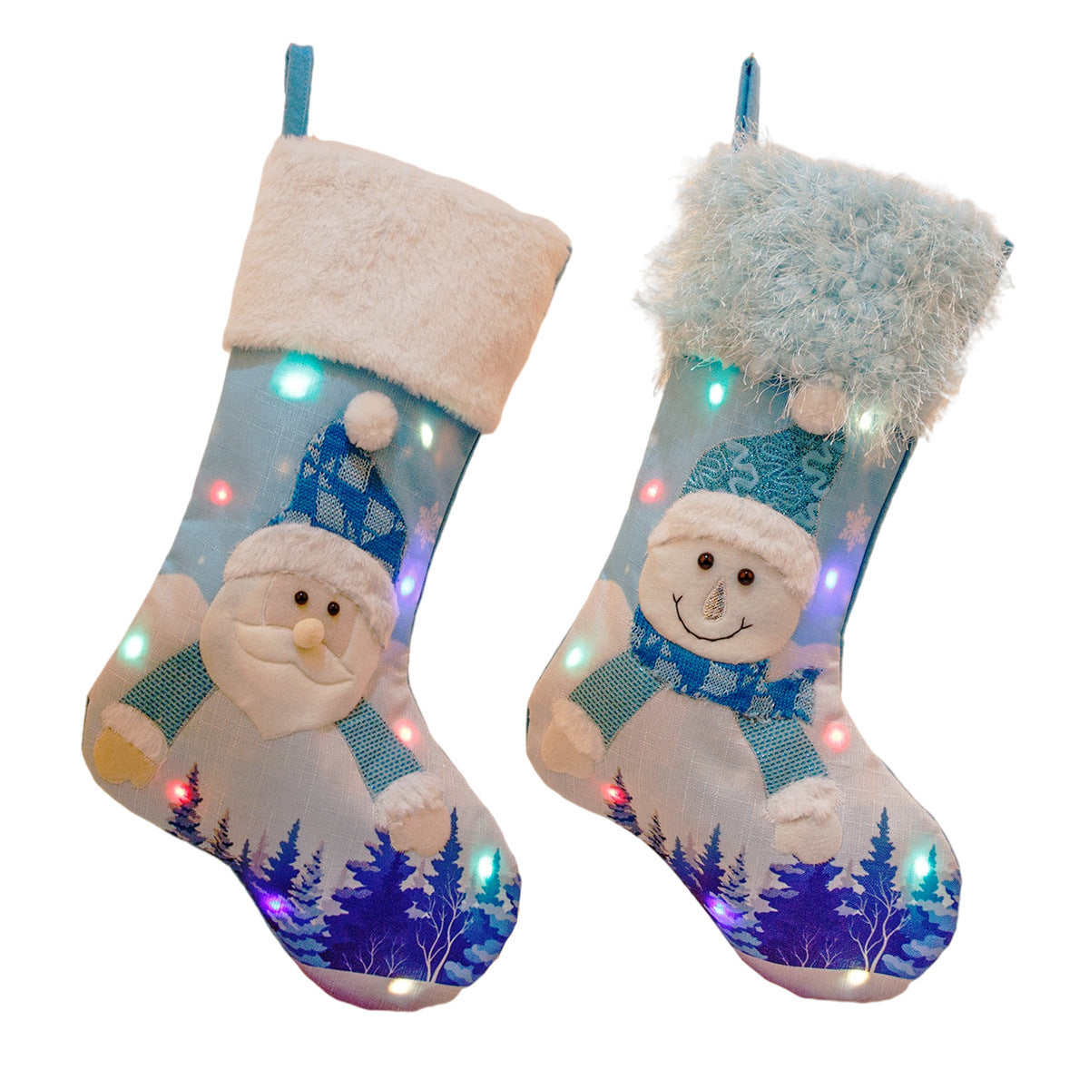 home glowing large christmas socks gift