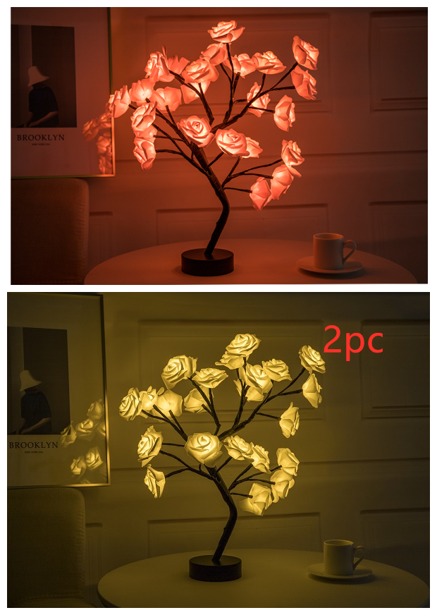 Yazijico™  Rose Flower Lamp USB Battery - Yazijico™ 