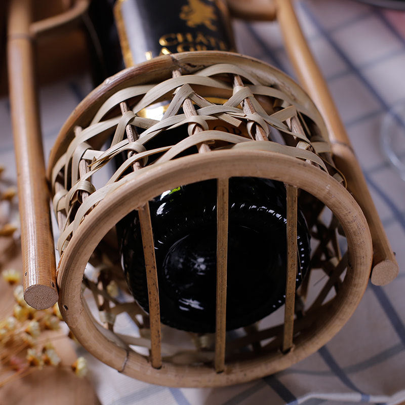 Hand-made bamboo wine rack | Yazijico™ 