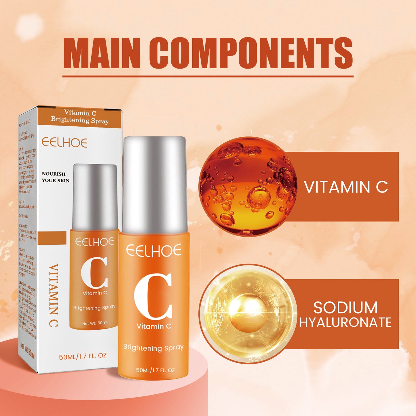 Vitamin C  Spray Skin Lightening Acne EELHOE | Yazijico™