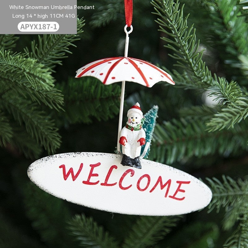 Nordic Iron Christmas Hot Air Balloon Parachute | Yazijico™ 