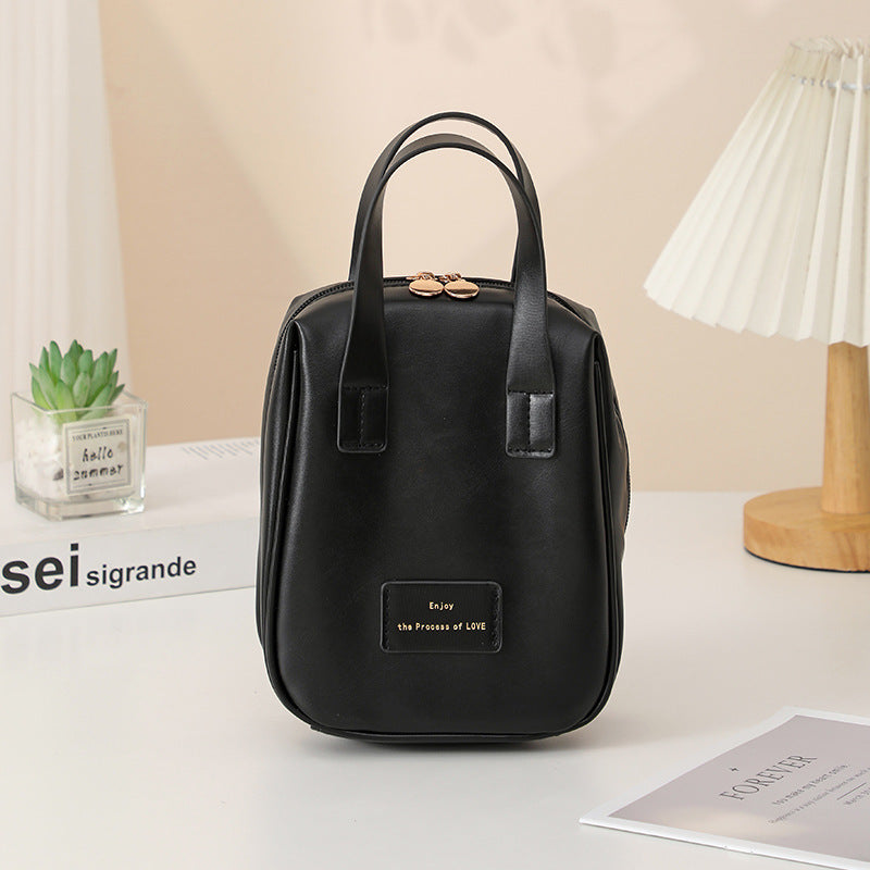 Handle-top Cosmetic Bag Ins Fashion Shell-shaped   Yazijico™ 