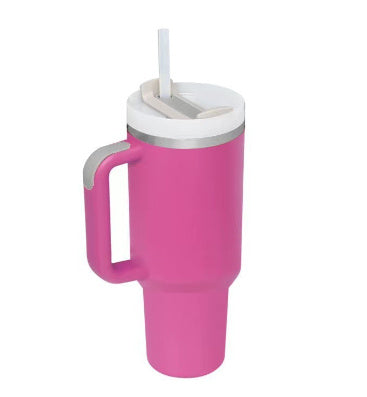 Tumbler With Handle Straw Insulated | Yazijico™