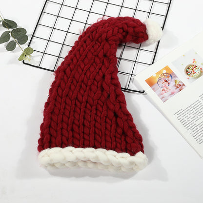 Christmas Plush Hat With Pompom Winter | Yazijico™ 