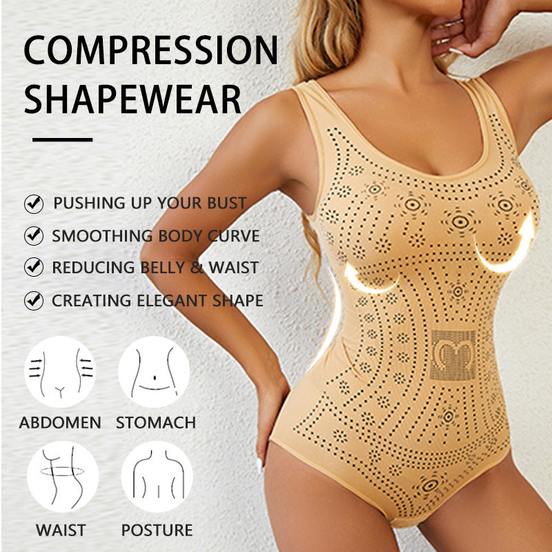 Belly Contracting Triangle Breasted Underwear | Yazijico™
