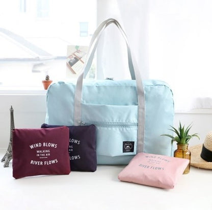 Foldable Travel Duffel Bag Tote Carry On Luggage | Yazijico™