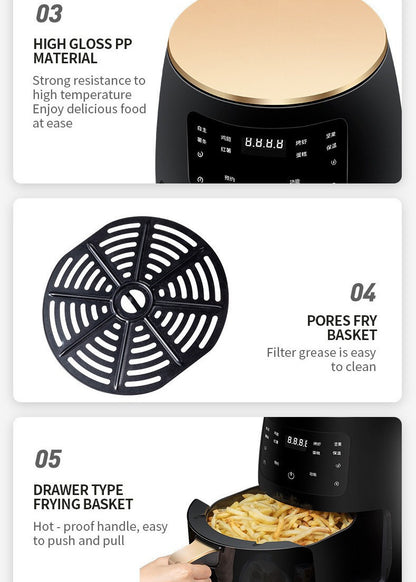 Air Fryer Smart Touch Home Electric Fryer | Yazijico™ 