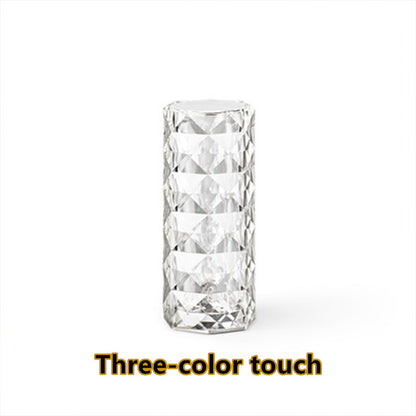 Yazijico™ Crystal Lamp USB Table Lamps Bedroom Touch - Yazijico™ 