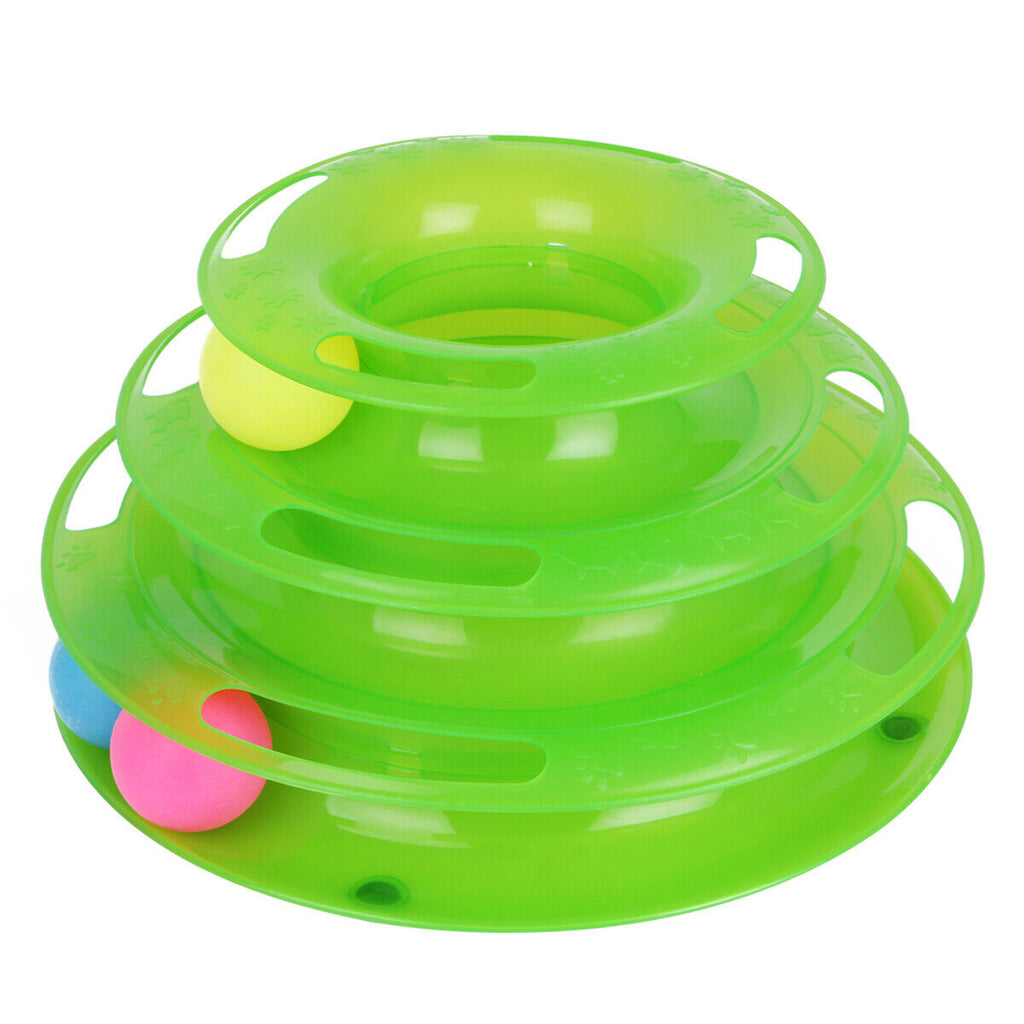 Pet Cat Crazy Ball Disk Interactive Toys| Yazijico™ 