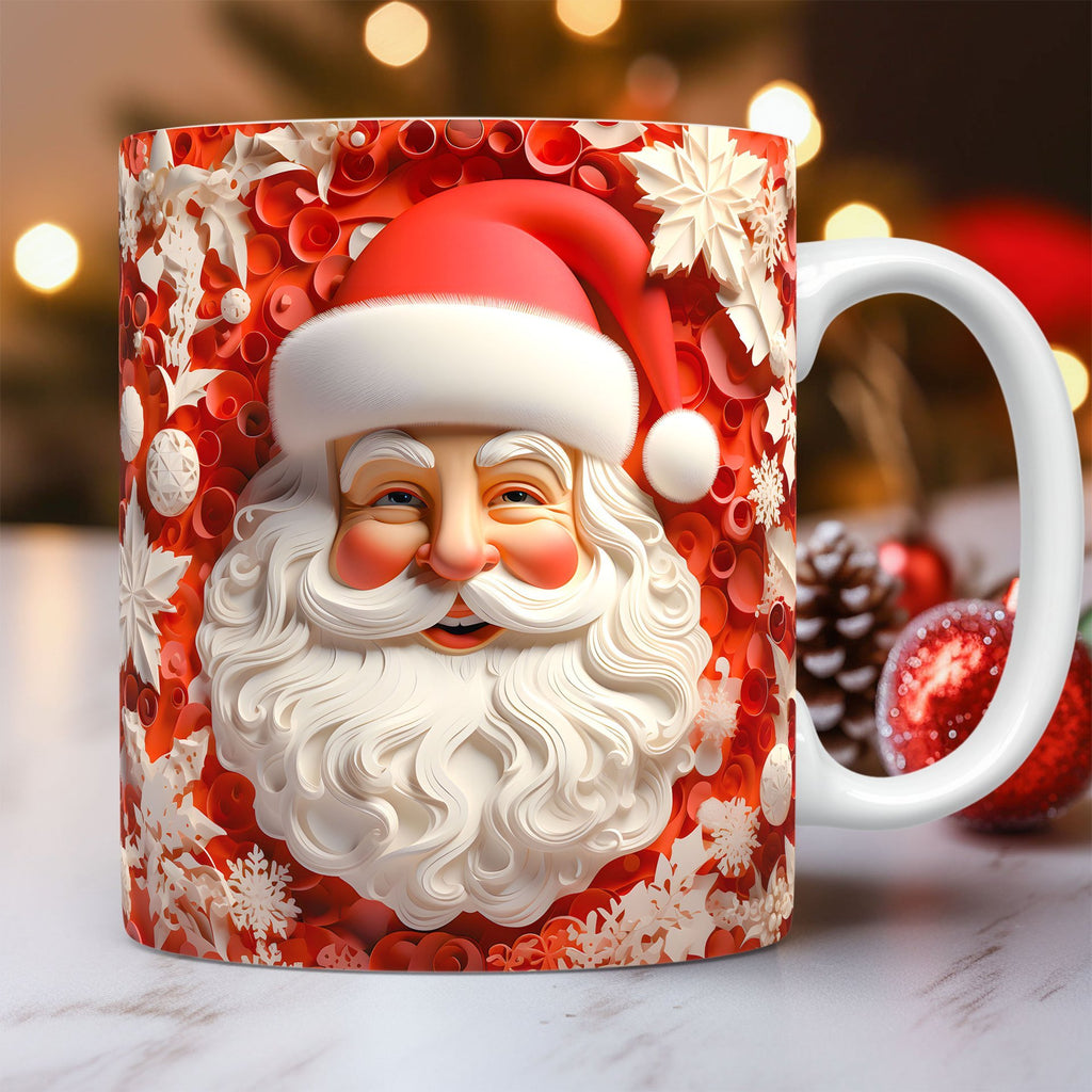 Christmas Ceramic Mug Santa Claus Cup | Yazijico™