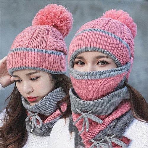 Plus velvet thick bib mask Fashionable  | Yazijico™ 
