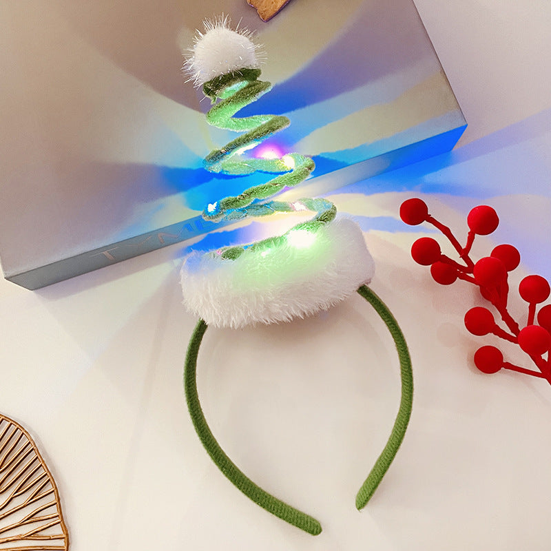 Christmas With Light Headband Snowflake Women's | Yazijico™ 