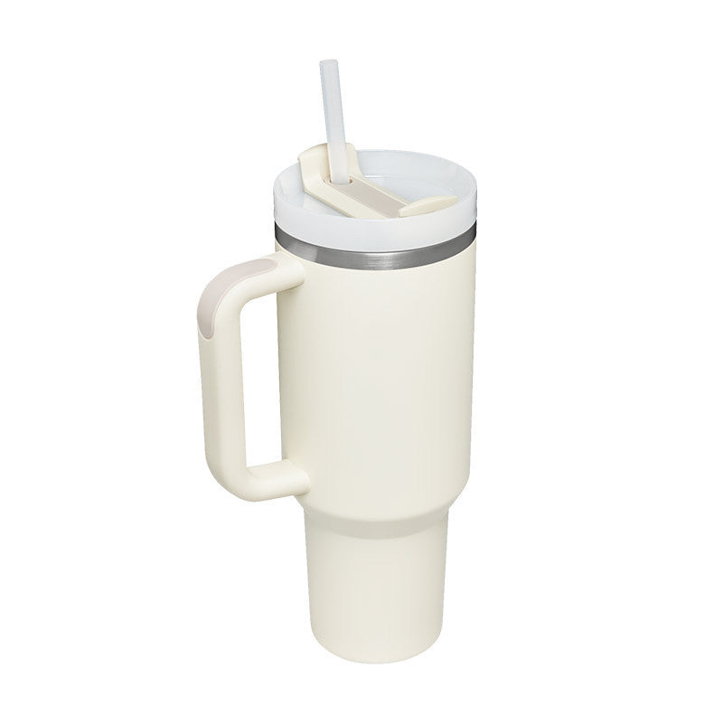 Tumbler With Handle Straw Insulated | Yazijico™