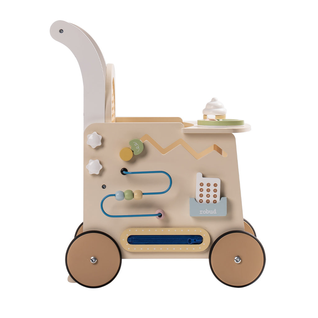 Adjustable Speed Baby Push Walker Wooden | Yazijico™ 