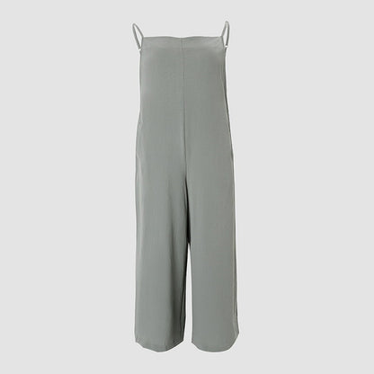 Women's Sleeveless Jumpsuit Overalls Summer Beach Trousers| Yazijico™ 