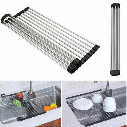 Kitchen Stainless Steel Mat Roll Up | Yazijico™