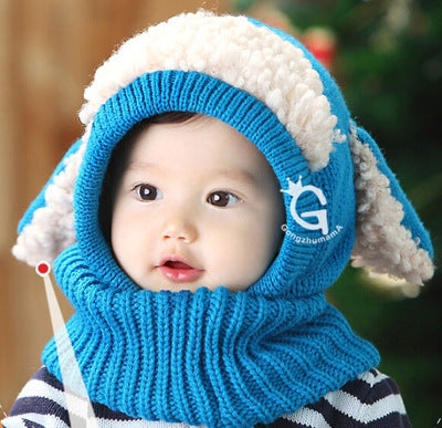 Baby Hats Puppy Conjoined Winter Hat | Yazijico™ 