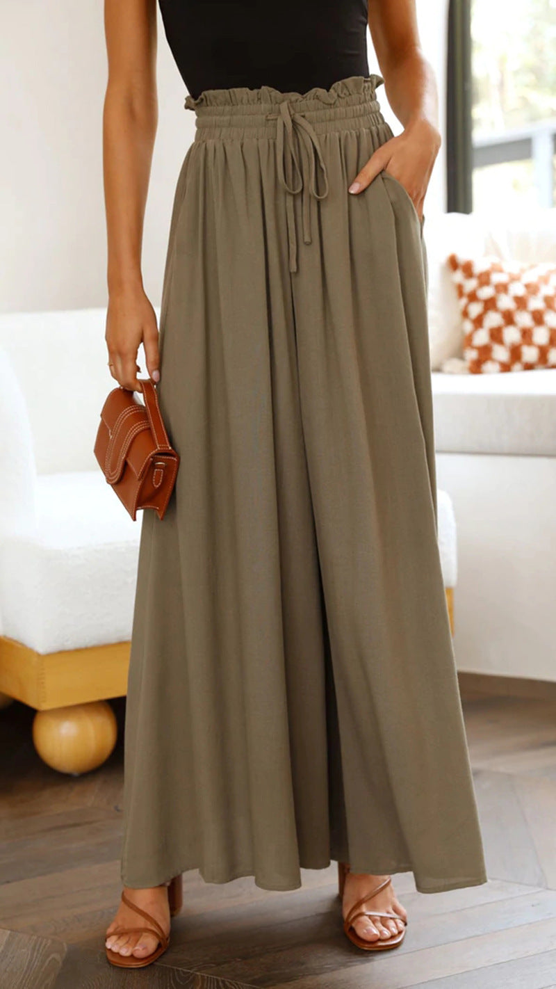 Womens Pants Wide Leg Loose Comfy With Pockets  Yazijico™ 