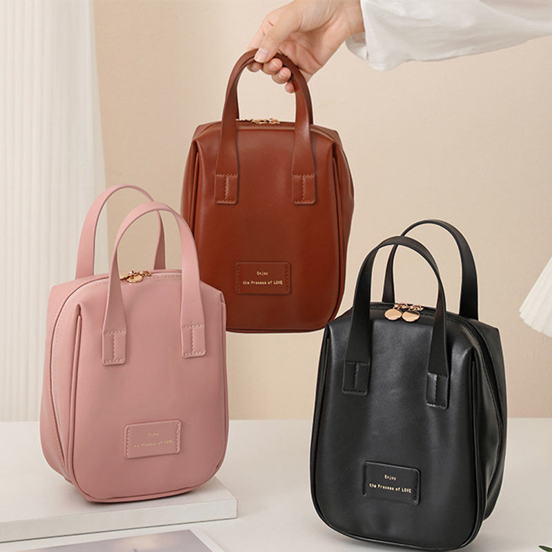 Handle-top Cosmetic Bag Ins Fashion Shell-shaped   Yazijico™ 