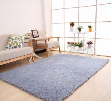 Yazijico™ Living Room Rug Area Solid Carpet Fluffy - Yazijico™ 