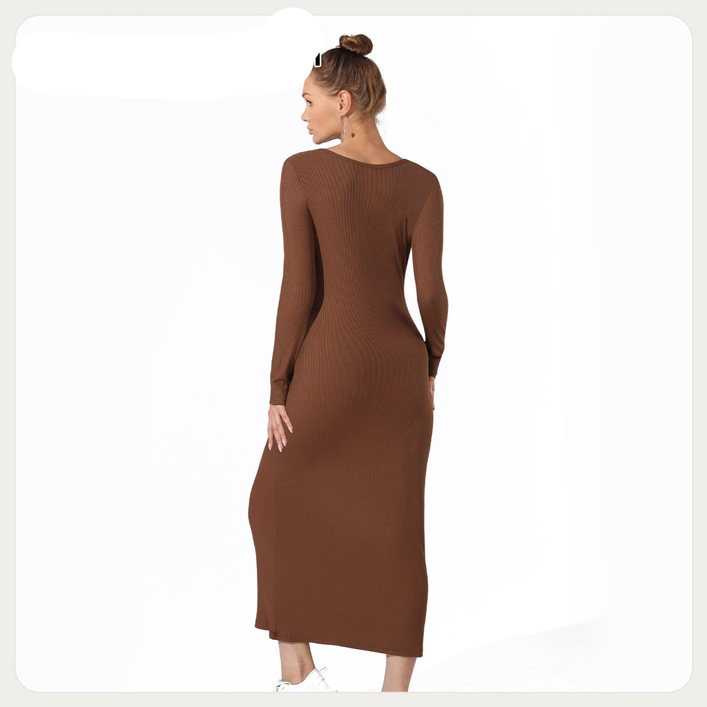 Women's Fashion Simple Solid Color Dress | Yazijico™
