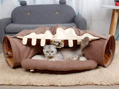 Pet Cats Tunnel Interactive Play Toy Yazijico™
