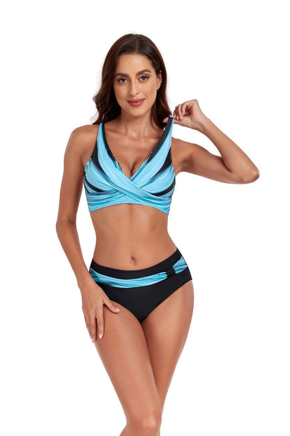 Beach Split Swimsuit Summer Bikini Halter   Yazijico™ 
