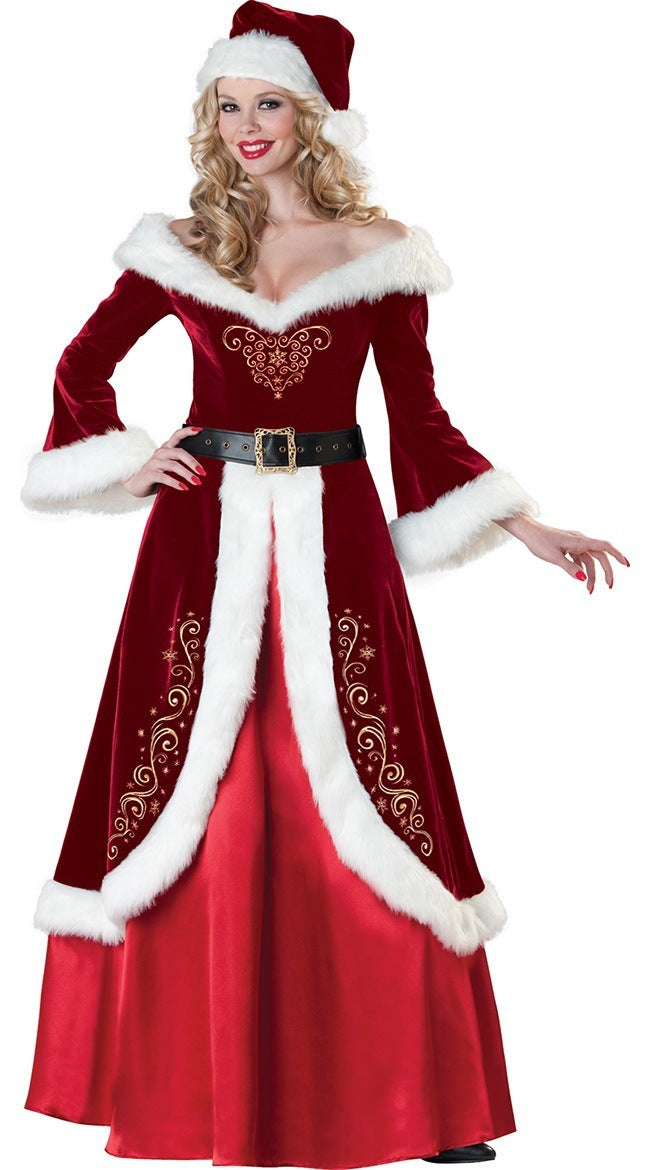 Christmas Queen Princess Dress Santa Claus | Yazijico™ 