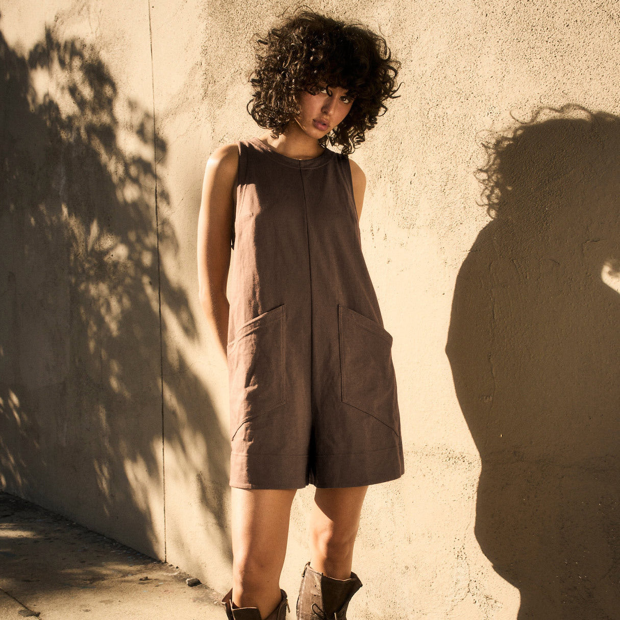 Solid Color Loose Jumpsuit | Yazijico™